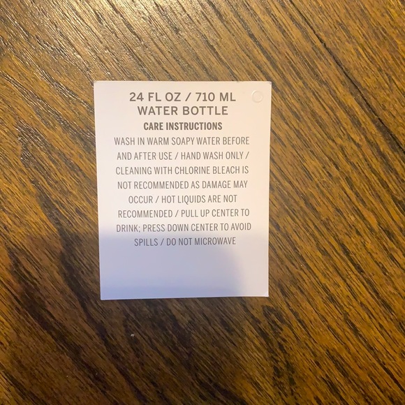 PINK Victoria Secret Campus Water Bottle 24oz. Never used, tags still inside - Picture 6 of 6